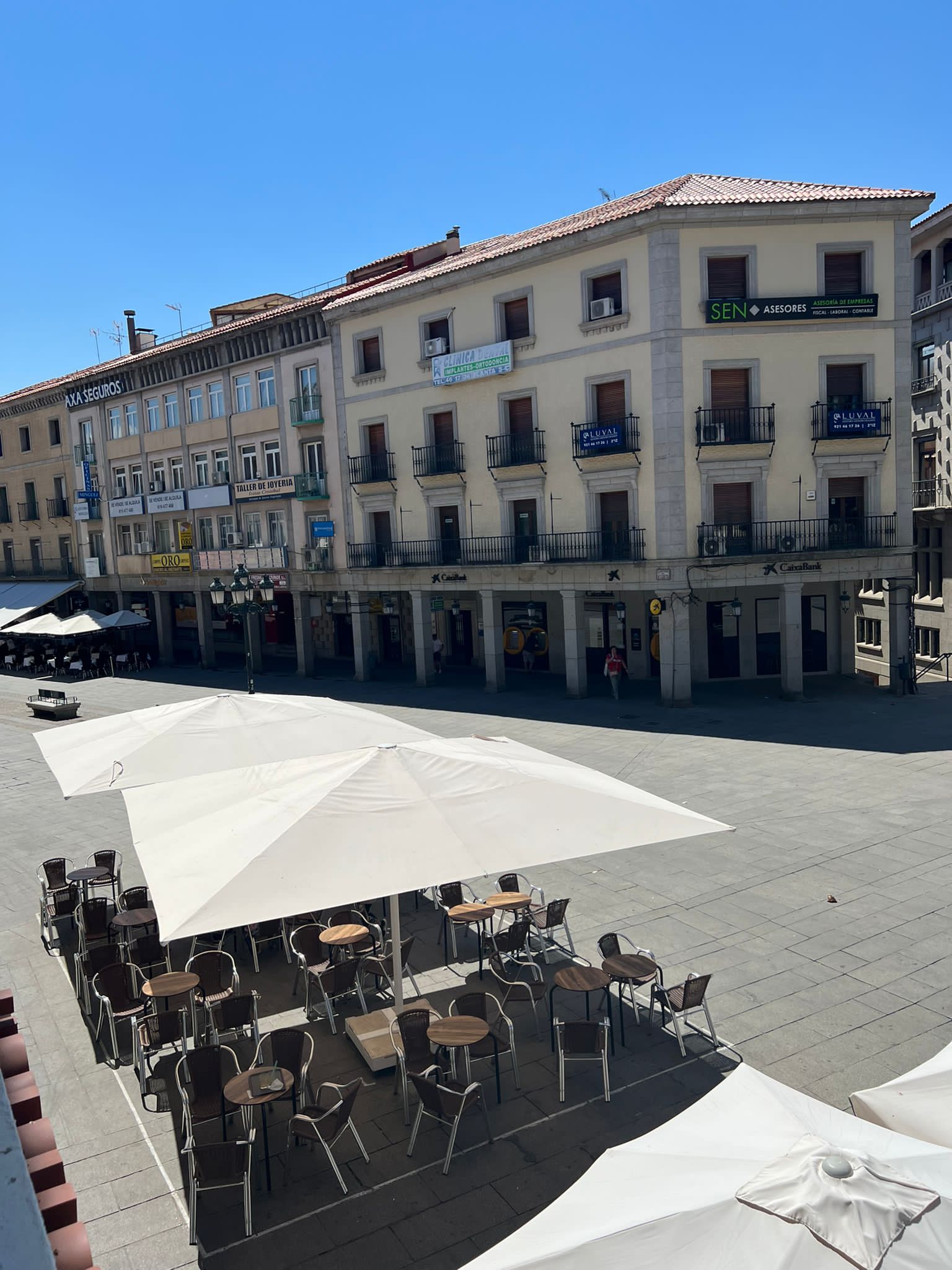 Vistas de Segovia desde Cínica dental provencio
